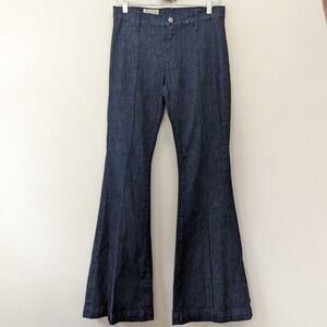 Polo Ralph Lauren Seamed Flare Trouser Jeans High Rise Seafarer